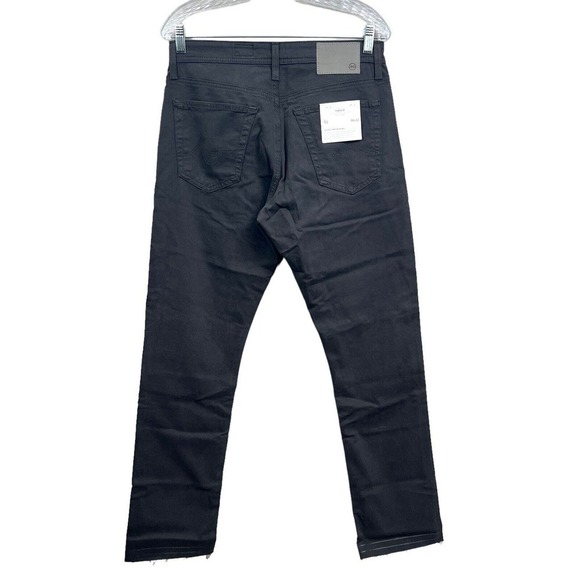 AG Adriano Goldschmied Everett Pants Slim Straight Raw Hem Gray Men Size 30Wx31L - Picture 6 of 7